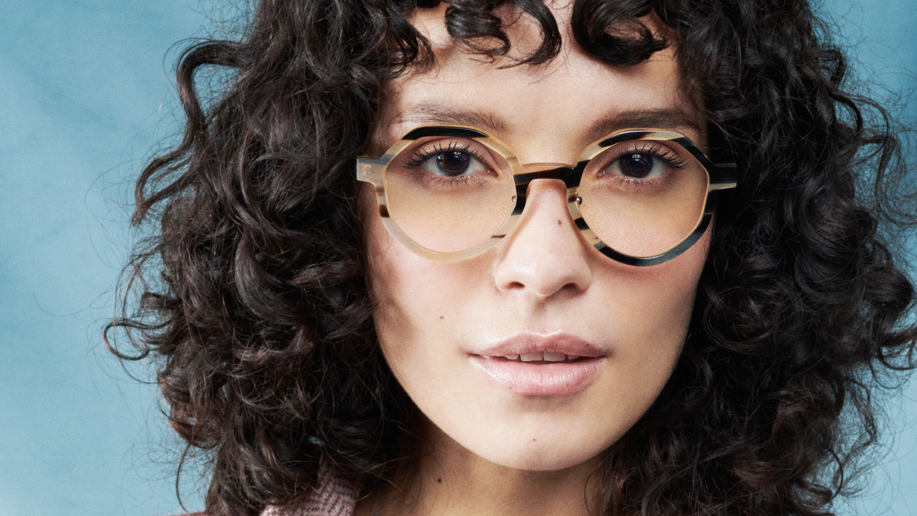 Explorer clear - Natural horn optical frame by Delirious Eyewear